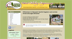 Desktop Screenshot of ferienwohnungen-birkenhof.de