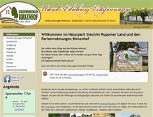 Tablet Screenshot of ferienwohnungen-birkenhof.de
